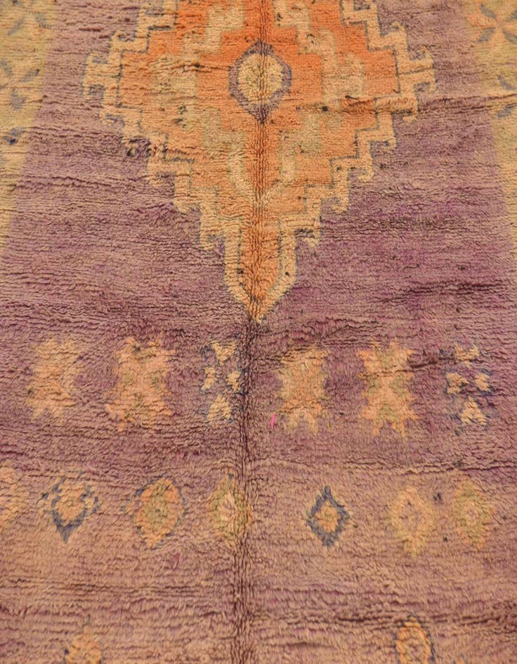 Detail image of 6' x 14' 4  Hand Knotted Moroccan Wool Runner Rug