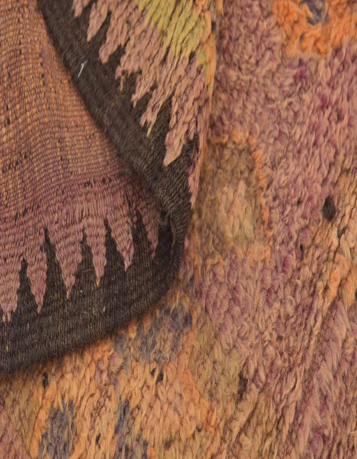 Detail image of 6' x 14' 4  Hand Knotted Moroccan Wool Runner Rug