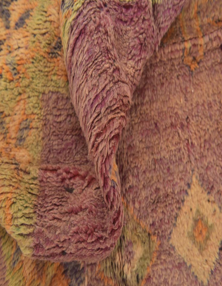 Detail image of 6' x 14' 4  Hand Knotted Moroccan Wool Runner Rug