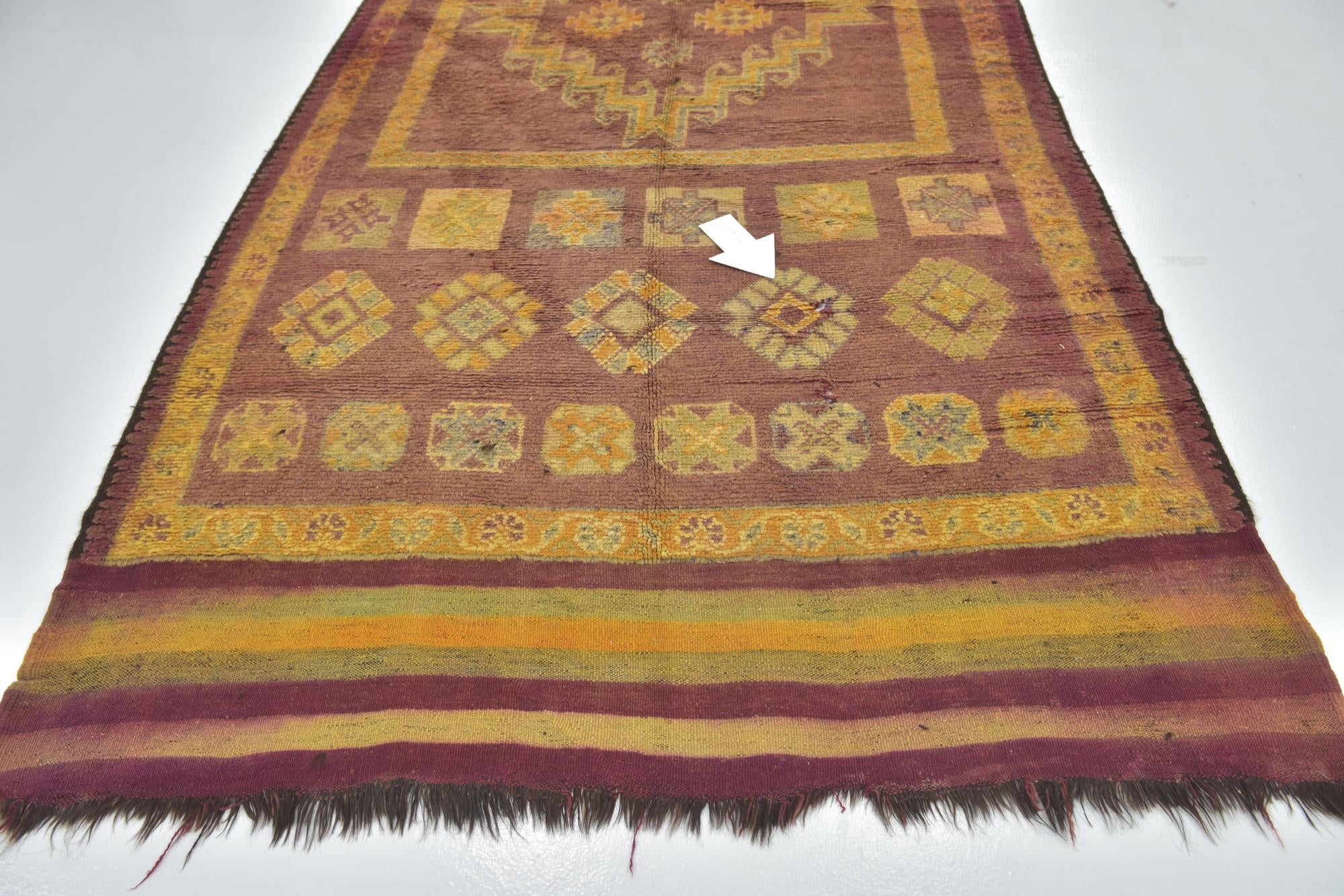 6' 4 x 16' Hand Knotted Moroccan Wool Runner Rug