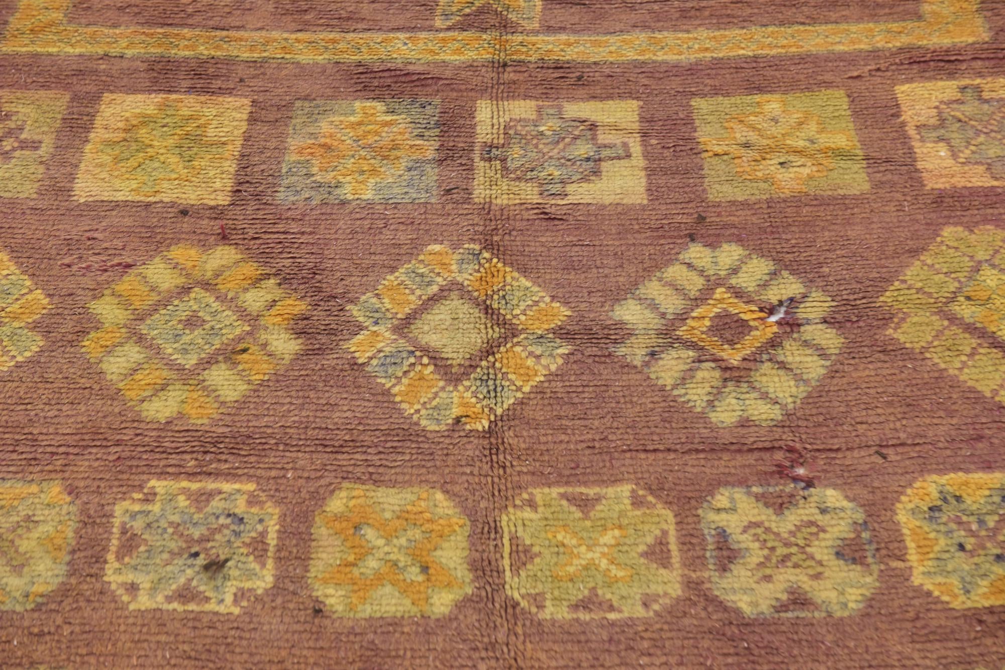 6' 4 x 16' Hand Knotted Moroccan Wool Runner Rug