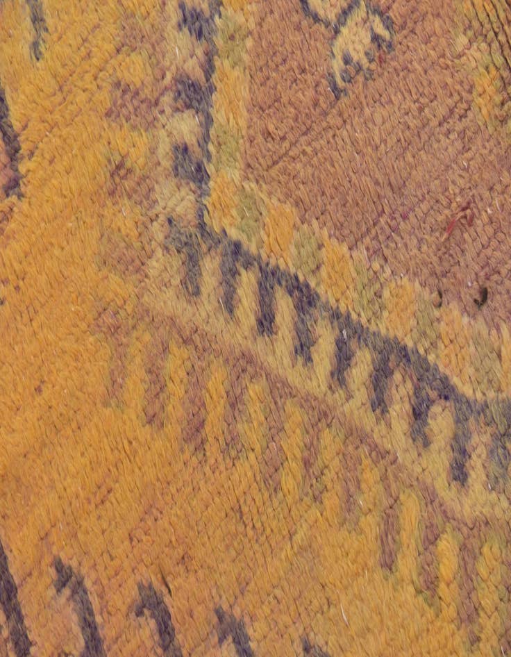 Detail image of 6' 10 x 14' 8  Hand Knotted Moroccan Wool Runner Rug