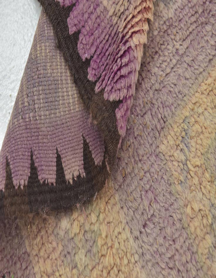 Detail image of 6' 5 x 14' 6  Hand Knotted Moroccan Wool Runner Rug