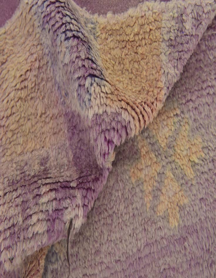 Detail image of 6' 5 x 14' 6  Hand Knotted Moroccan Wool Runner Rug