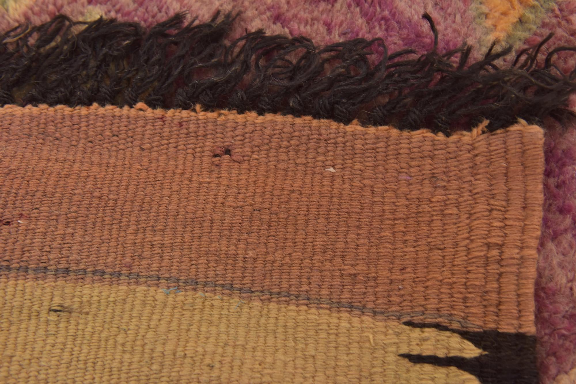 6' 5 x 15' Hand Knotted Moroccan Wool Runner Rug