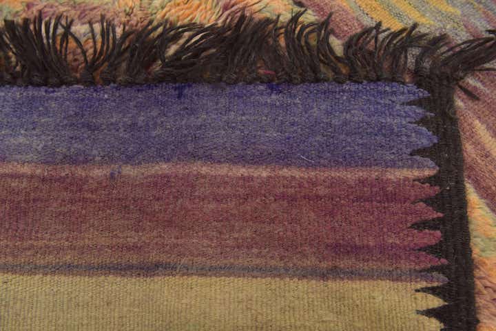 5' 9 x 17' 3 Hand Knotted Moroccan Wool Runner Rug