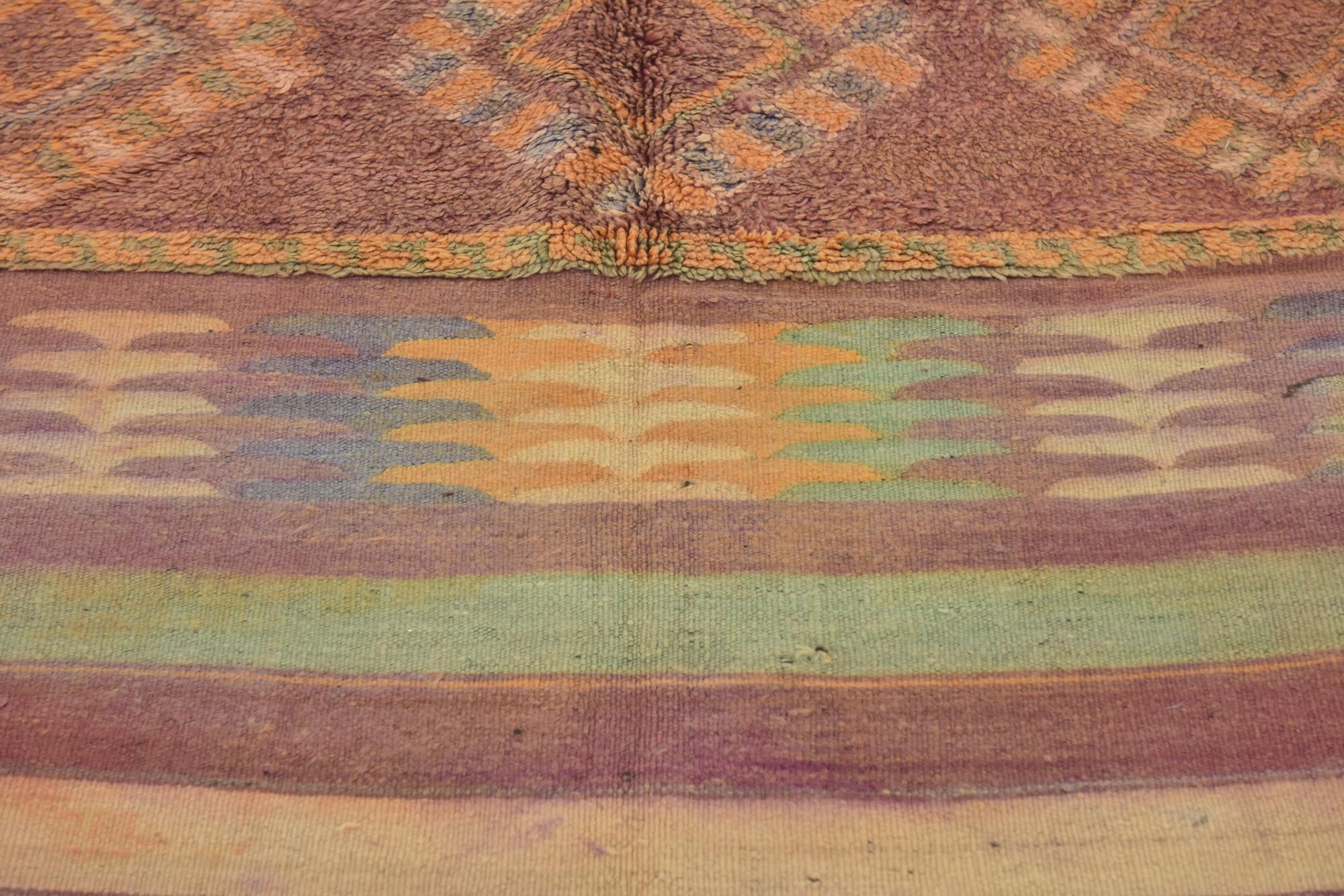 5' 9 x 17' 3 Hand Knotted Moroccan Wool Runner Rug