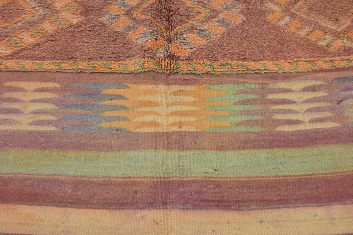 5' 9 x 17' 3 Hand Knotted Moroccan Wool Runner Rug