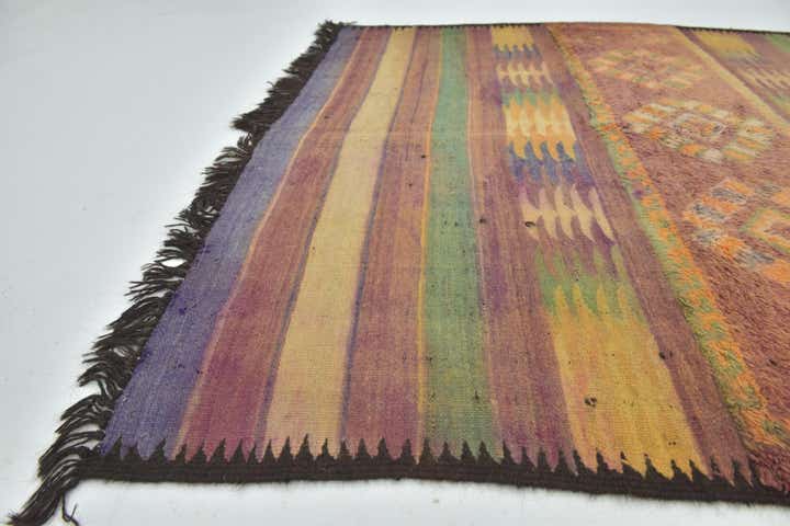 5' 9 x 17' 3 Hand Knotted Moroccan Wool Runner Rug