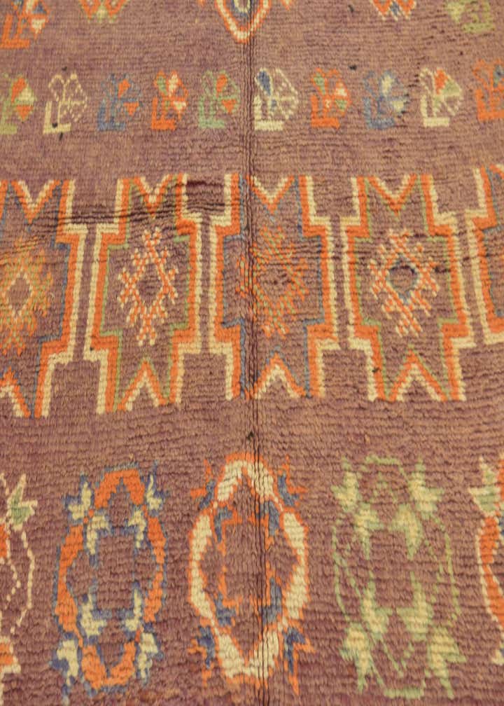 5' 5 x 10' 10 Hand Knotted Moroccan Wool Runner Rug