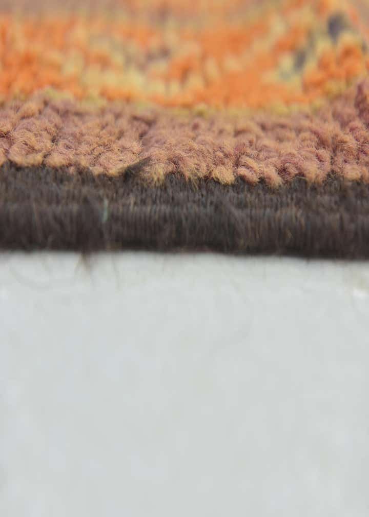 5' 5 x 10' 10 Hand Knotted Moroccan Wool Runner Rug
