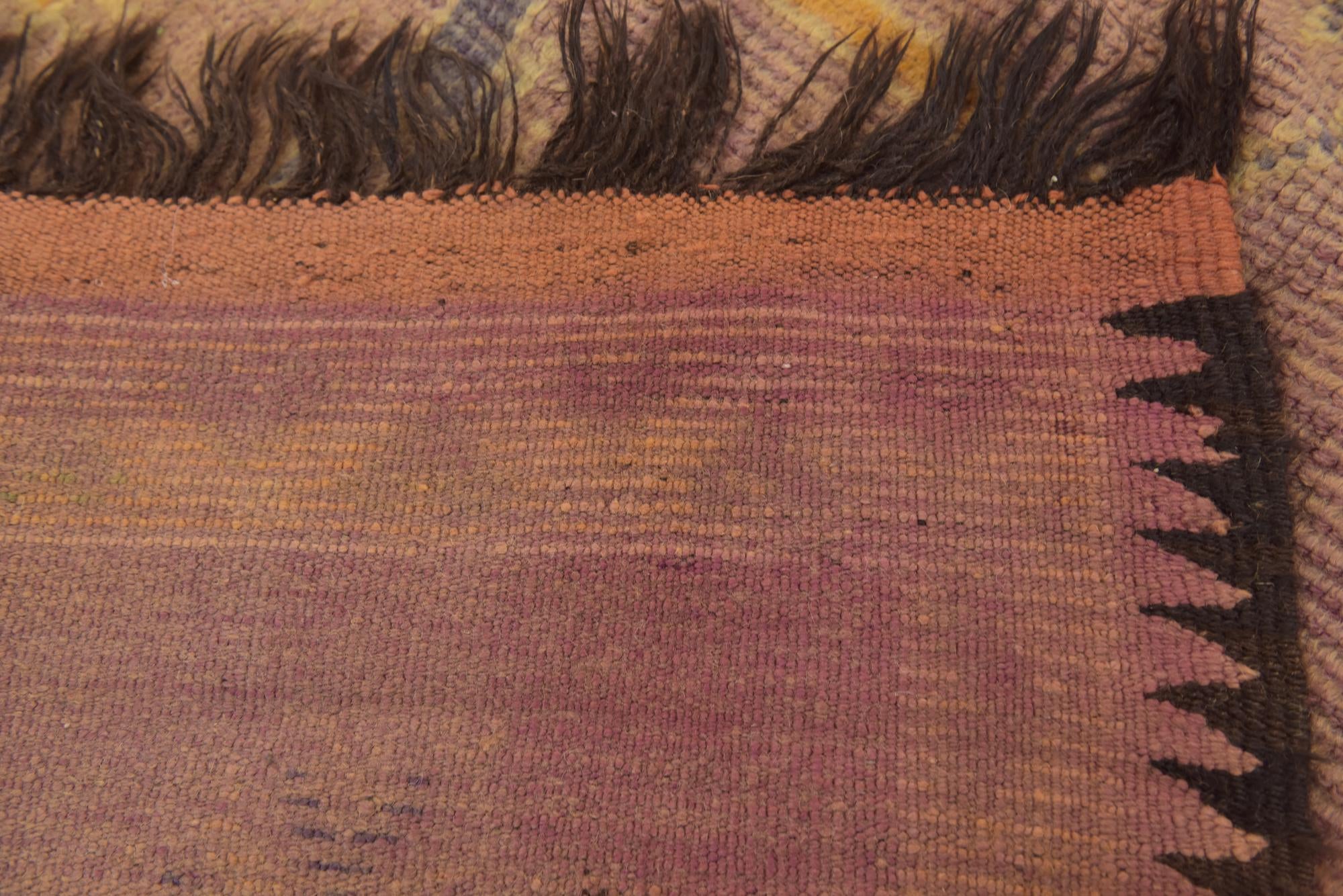 6' x 12' Hand Knotted Moroccan Wool Runner Rug