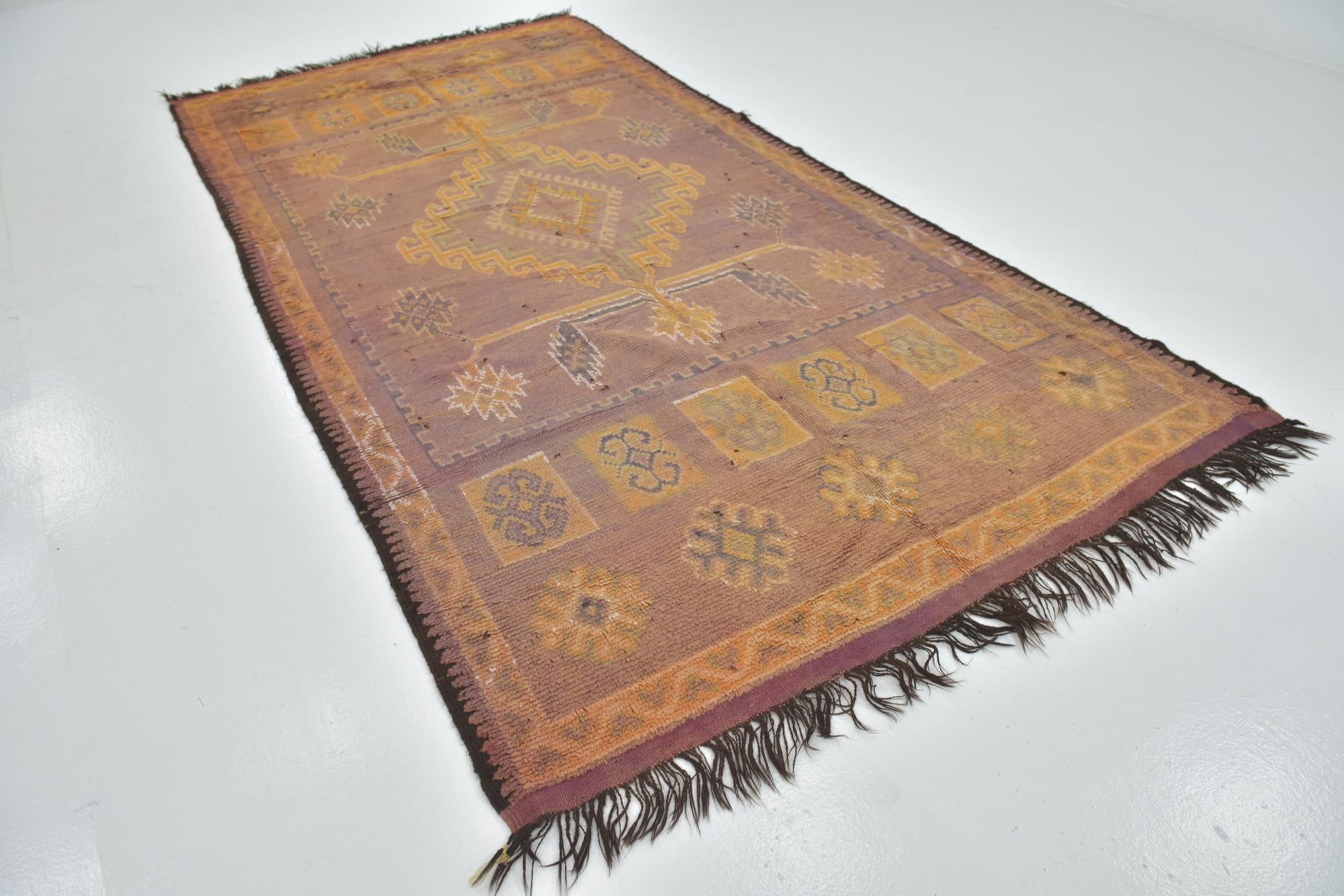 6' x 12' Hand Knotted Moroccan Wool Runner Rug