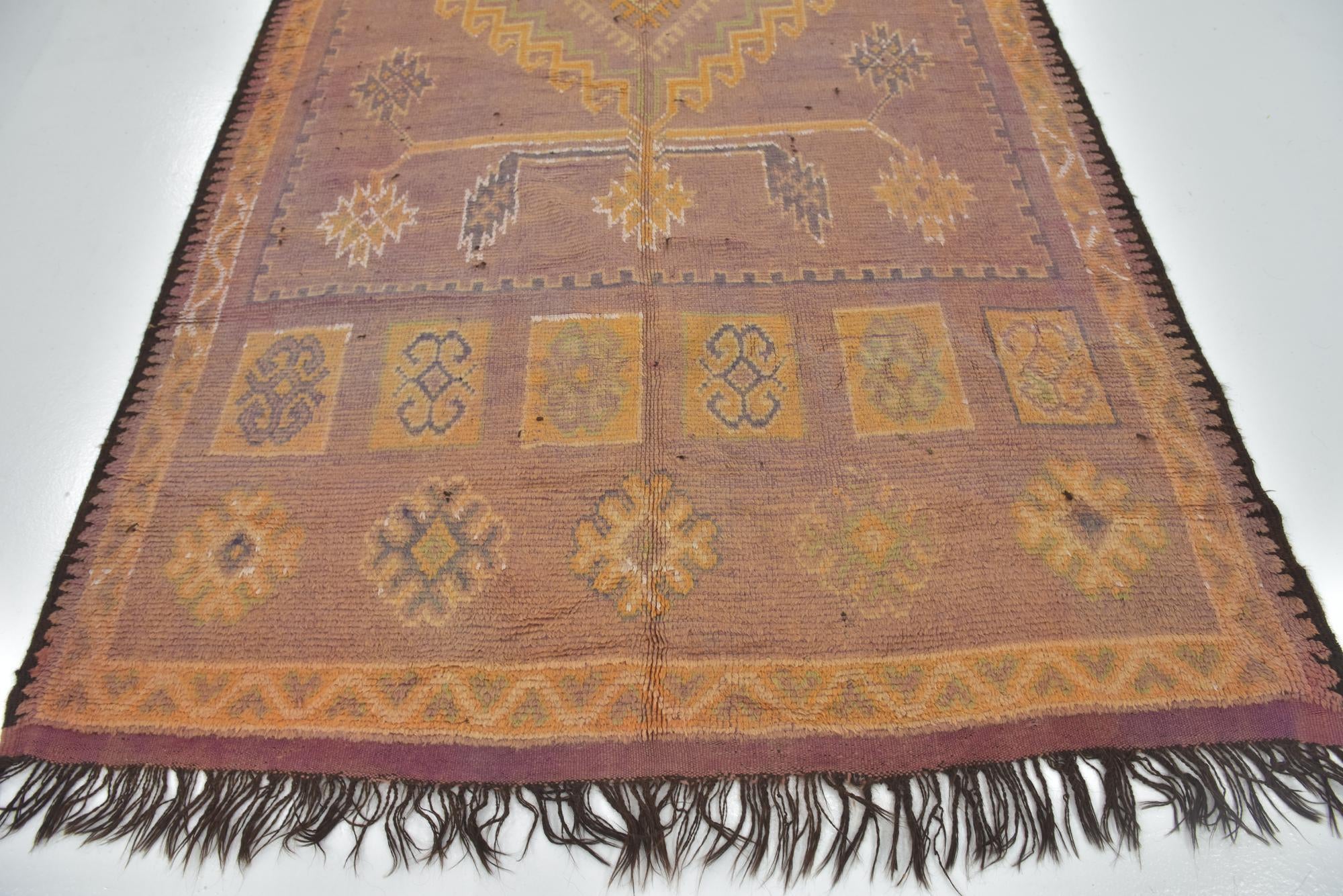 6' x 12' Hand Knotted Moroccan Wool Runner Rug