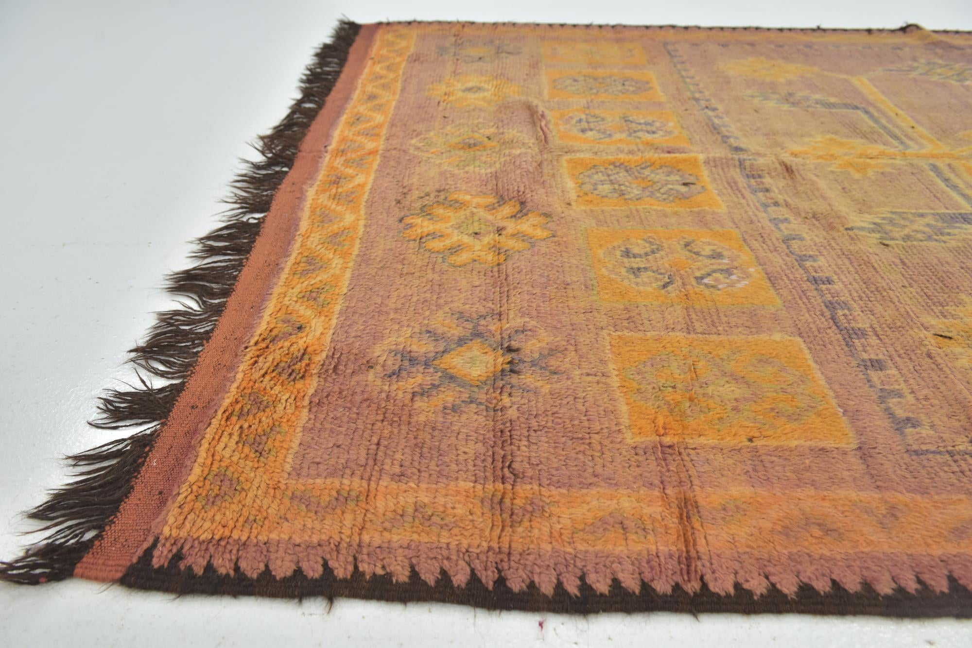6' x 12' Hand Knotted Moroccan Wool Runner Rug