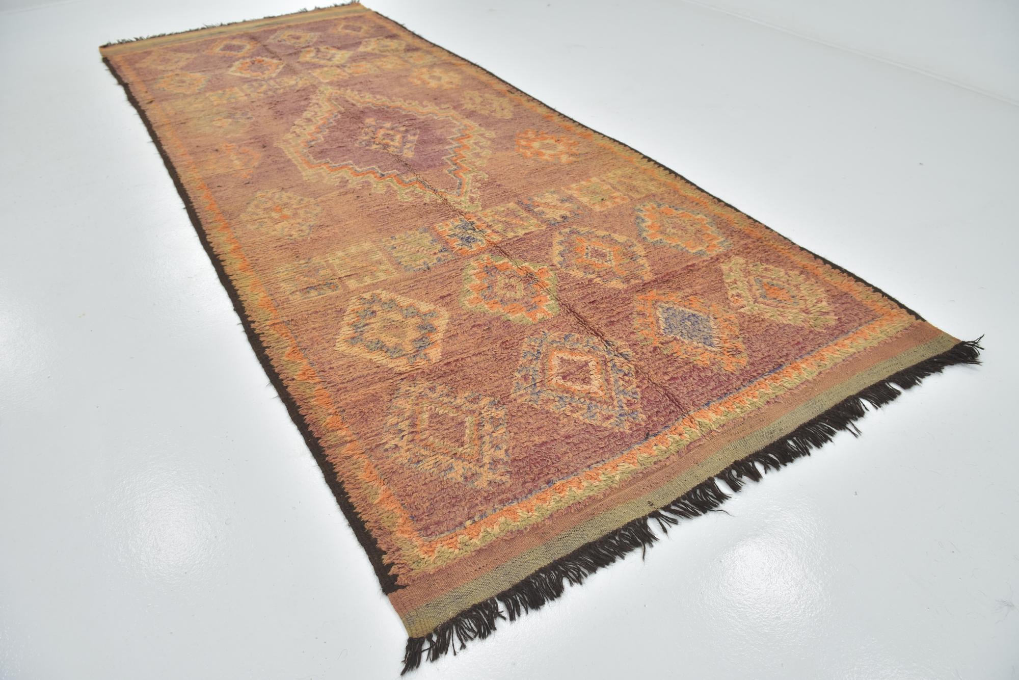 5' 10 x 15' 5 Hand Knotted Moroccan Wool Runner Rug