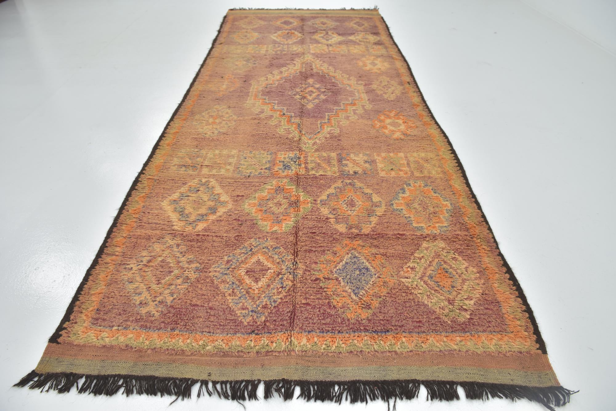 5' 10 x 15' 5 Hand Knotted Moroccan Wool Runner Rug