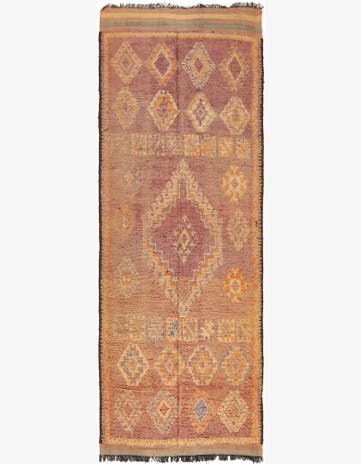 5' 10 x 15' 5 Hand Knotted Moroccan Wool Runner Rug