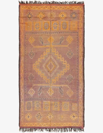 6' x 12' Hand Knotted Moroccan Wool Runner Rug