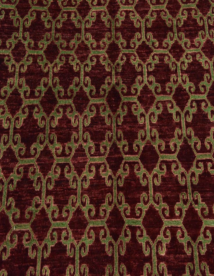 Detail image of 5' x 10'  Hand Knotted Peshawar Ziegler Oriental Runner Rug