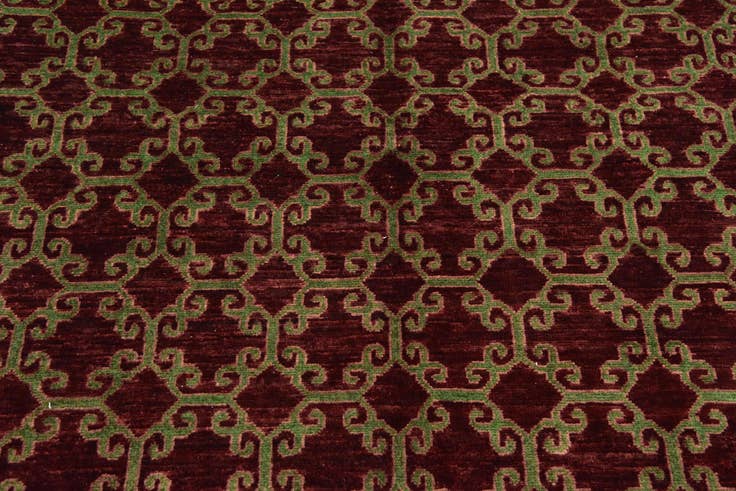 Detail image of 150cm x 305cm Hand Knotted Peshawar Ziegler Oriental Runner Rug