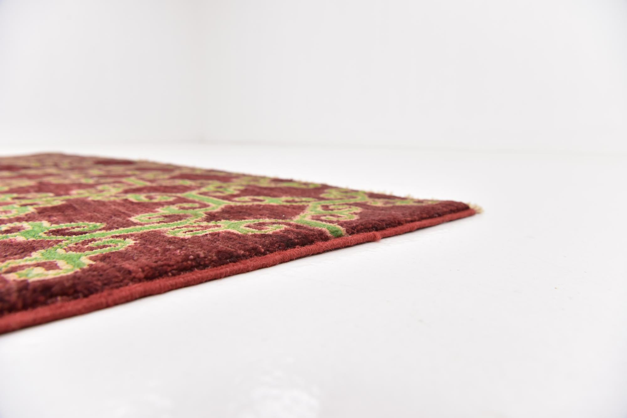 150cm x 305cm anudado a mano Peshawar Ziegler Alfombra Oriental Pasillera