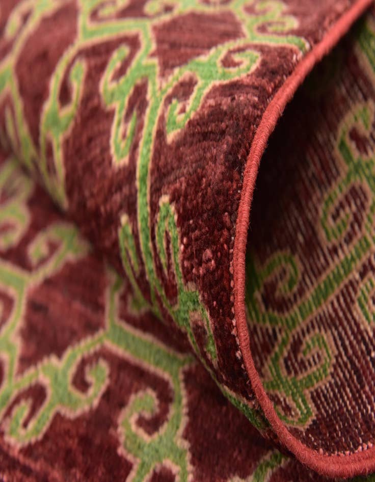 Detail image of 5' x 10'  Hand Knotted Peshawar Ziegler Oriental Runner Rug