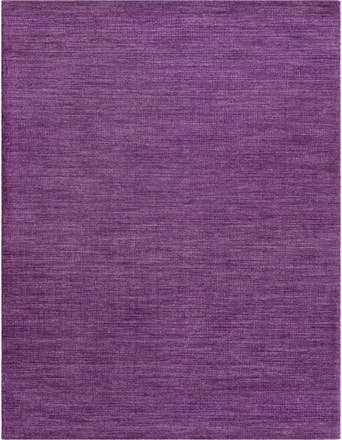 Detail image of 2' 7 x 16' 5 Hand Knotted Solid Gabbeh Wool Runner Rug