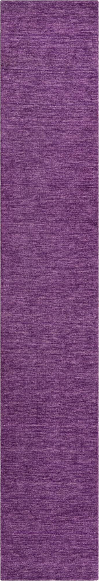 80cm x 500cm  Hand Knotted Solid Gabbeh Wool Runner Rug