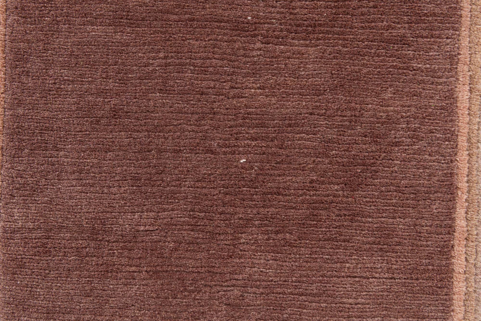 2' 10 x 11' 3 Hand Knotted Tibet Wool Runner Rug