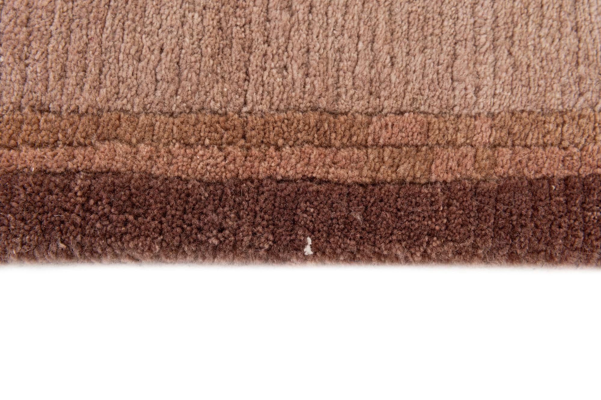 2' 10 x 11' 3 Hand Knotted Tibet Wool Runner Rug