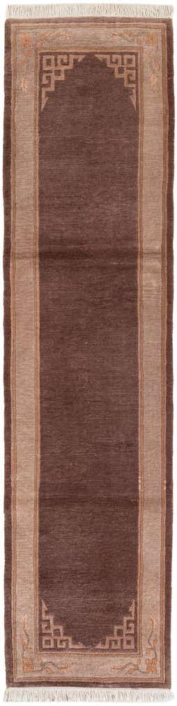 2' 10 x 11' 3 Hand Knotted Tibet Wool Runner Rug