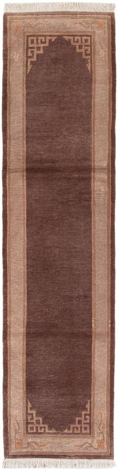 Detail image of 2' 10 x 11' 3 Hand Knotted Tibet Wool Runner Rug