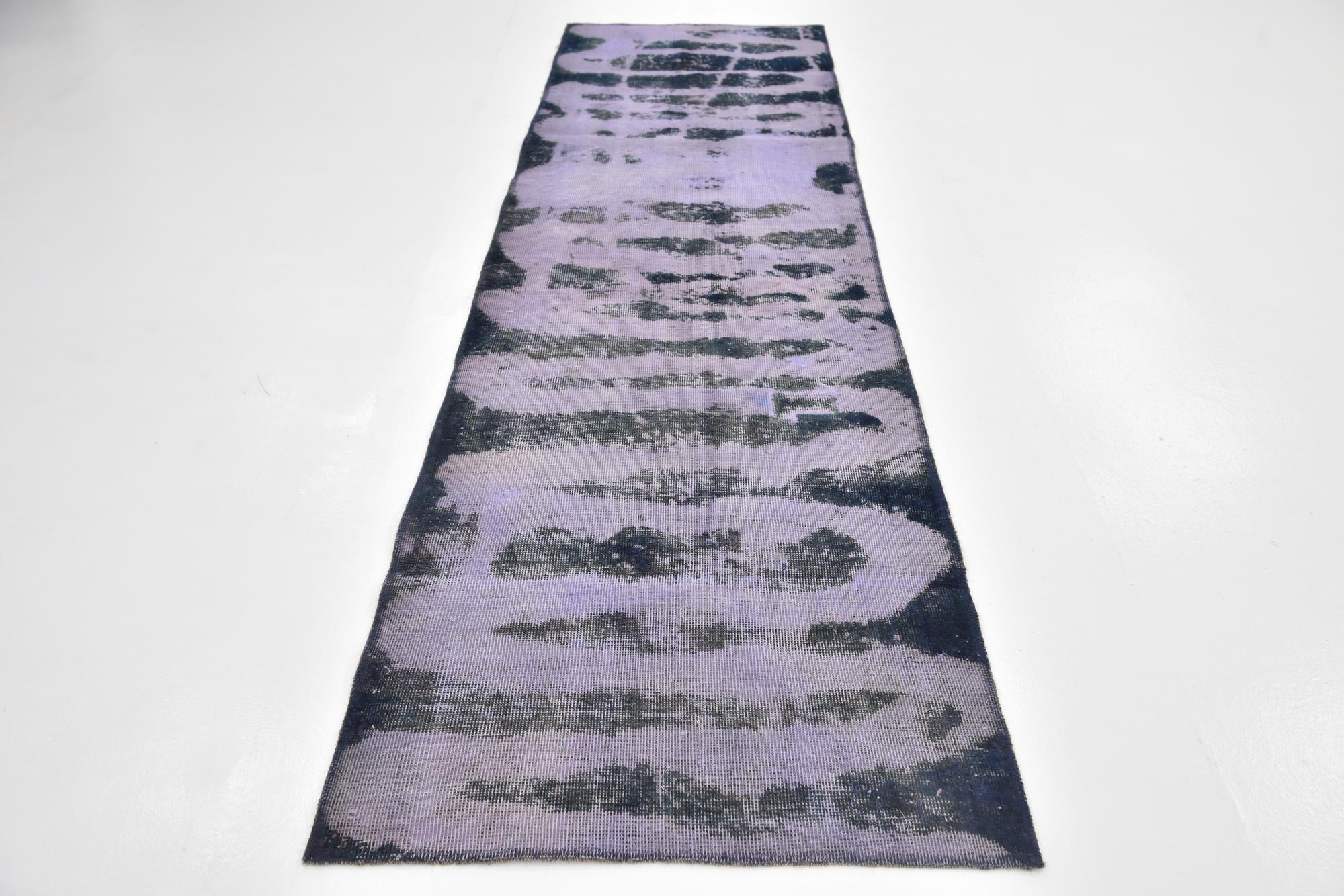 2' 10 x 10' 2 Hand Knotted Ultra Vintage Persian Wool Runner Rug