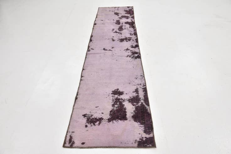 Detail image of 2' 4 x 10' 4 Hand Knotted Ultra Vintage Persian Wool Runner Rug