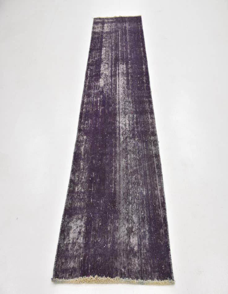 Detail image of 3' x 9' 4  Hand Knotted Ultra Vintage Persian Wool Runner Rug