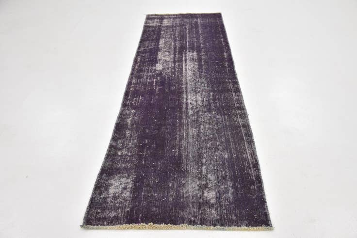 Detail image of 3' x 9' 4 Hand Knotted Ultra Vintage Persian Wool Runner Rug