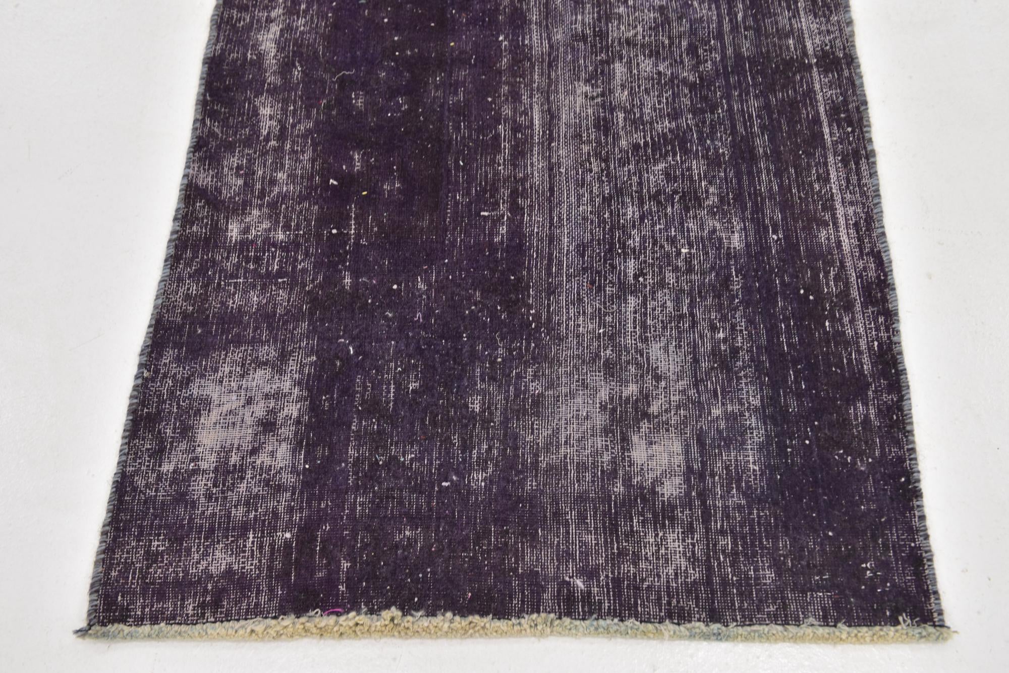 3' x 9' 4 Hand Knotted Ultra Vintage Persian Wool Runner Rug