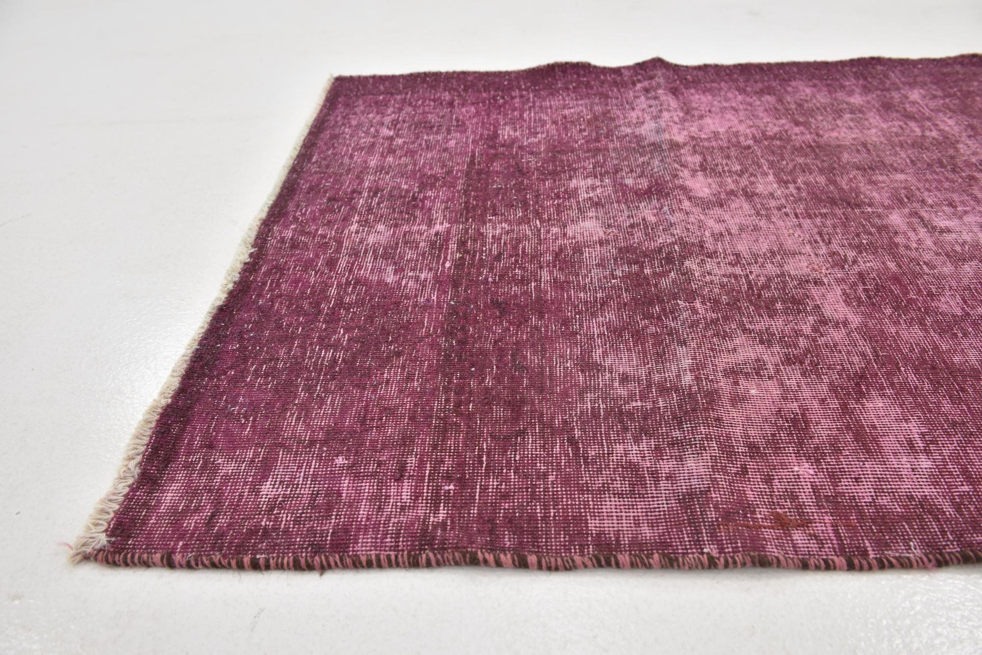 3' 4 x 11' 2 Hand Knotted Ultra Vintage Persian Wool Runner Rug