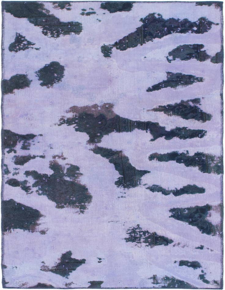 Detail image of 3' 2 x 7' Hand Knotted Ultra Vintage Persian Wool Runner Rug