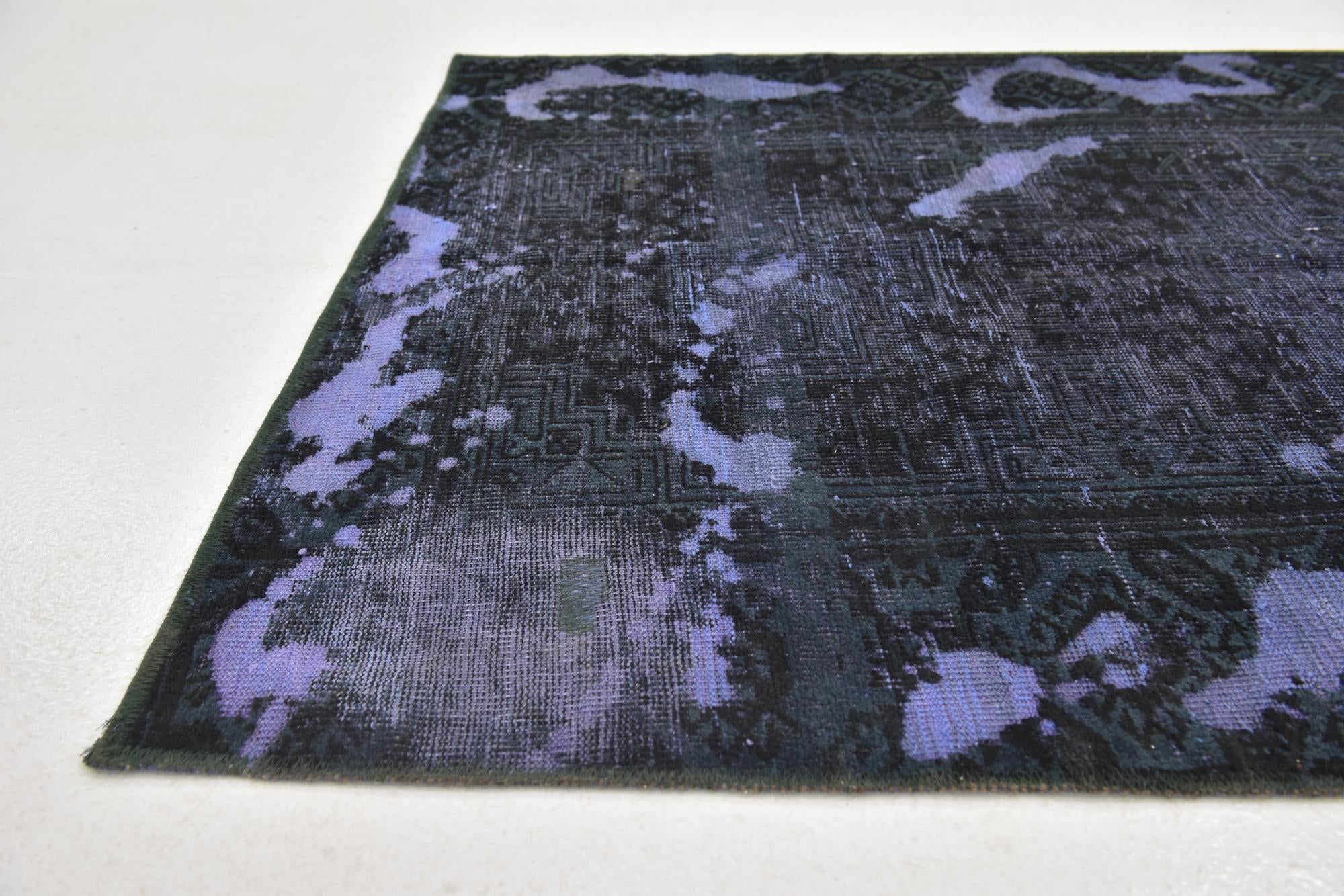 3' 4 x 7' 9 Hand Knotted Ultra Vintage Persian Wool Runner Rug