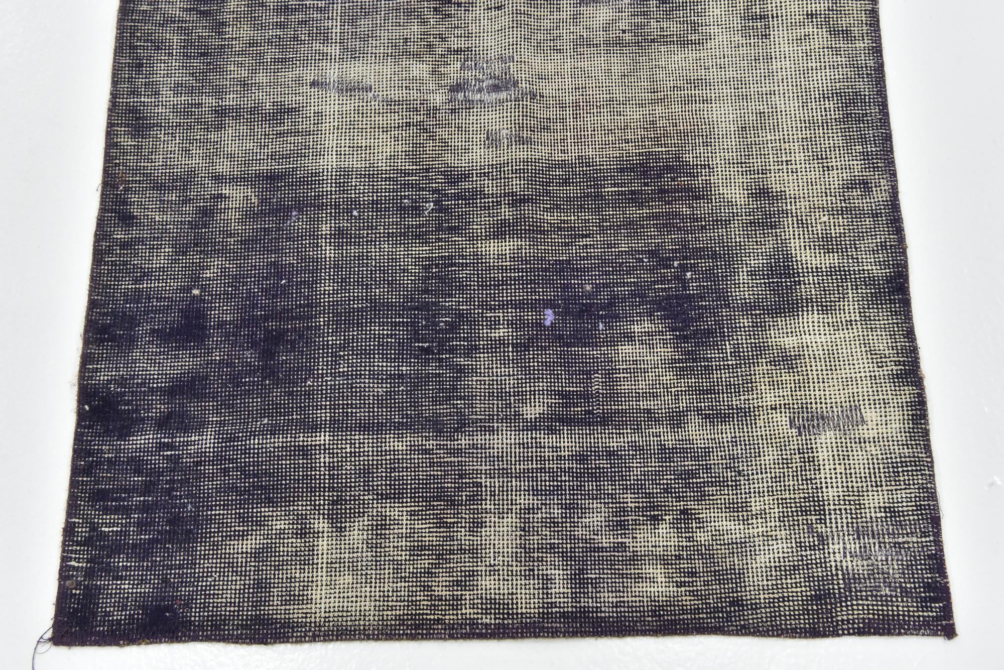 2' 8 x 10' 5 Hand Knotted Ultra Vintage Persian Wool Runner Rug