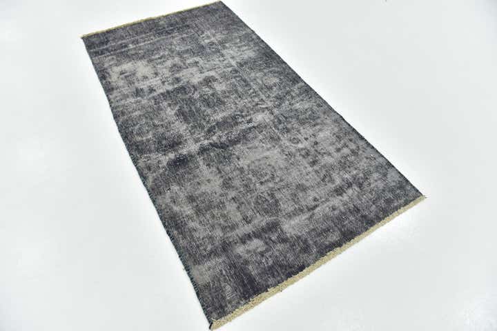 3' 5 x 6' 7 Hand Knotted Ultra Vintage Persian Wool Runner Rug
