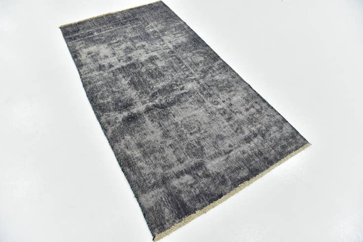 Detail image of 3' 5 x 6' 7 Hand Knotted Ultra Vintage Persian Wool Runner Rug