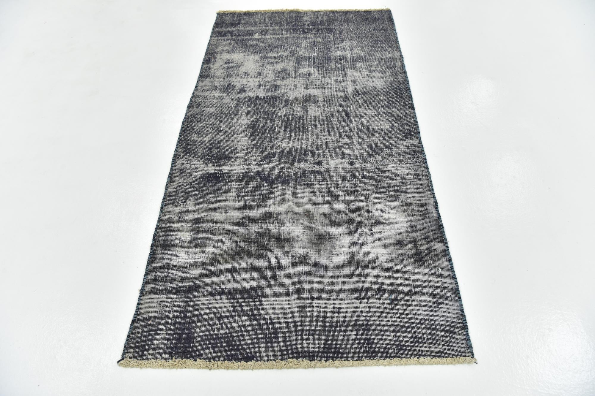 3' 5 x 6' 7 Hand Knotted Ultra Vintage Persian Wool Runner Rug