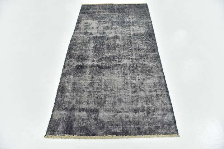 3' 5 x 6' 7 Hand Knotted Ultra Vintage Persian Wool Runner Rug