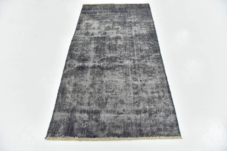 Detail image of 3' 5 x 6' 7 Hand Knotted Ultra Vintage Persian Wool Runner Rug