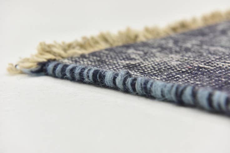 Detail image of 3' 5 x 6' 7 Hand Knotted Ultra Vintage Persian Wool Runner Rug