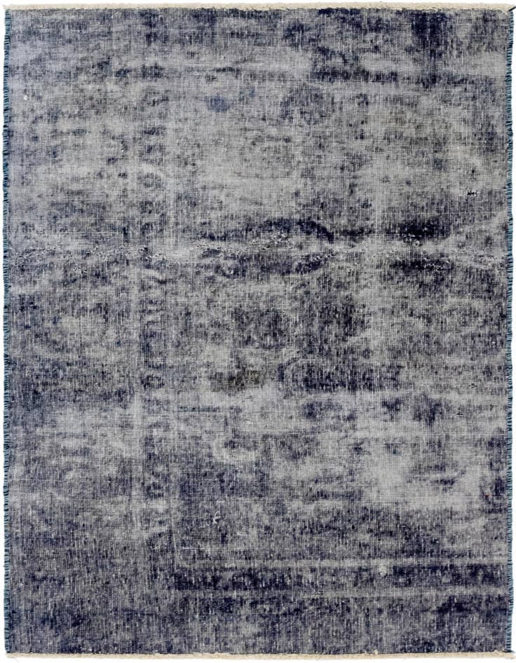 Detail image of 3' 5 x 6' 7 Hand Knotted Ultra Vintage Persian Wool Runner Rug