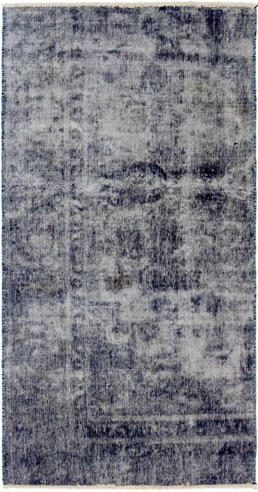 3' 5 x 6' 7 Hand Knotted Ultra Vintage Persian Wool Runner Rug